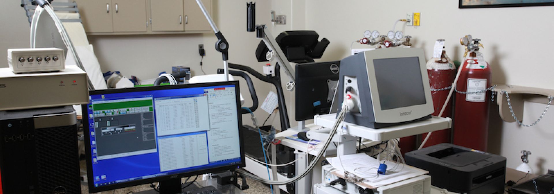 Equipment in a room